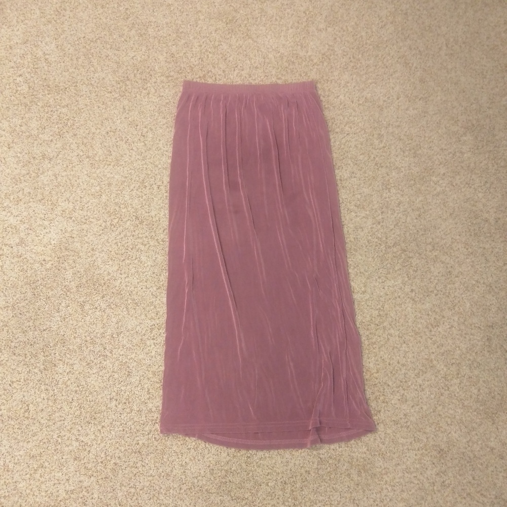 Long Mauve Skirt